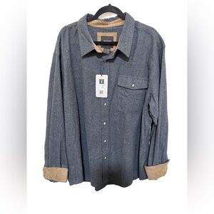 New CQR 2X Tactical Series All Cotton Flannel Corduroy Flip Cuffs Gray Brown